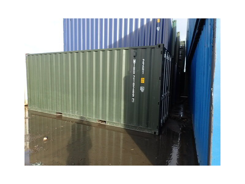 SHIPPING CONTAINERS 20ft Green DV - 67646 click to zoom image