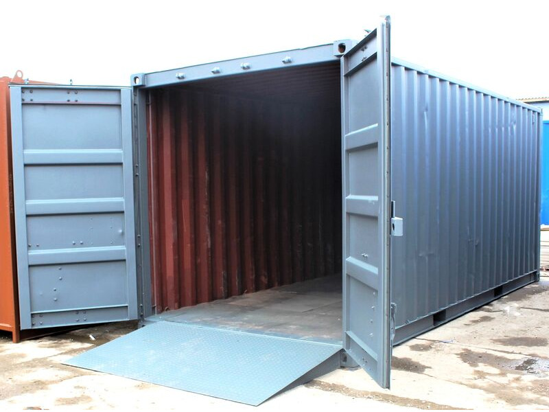 SHIPPING CONTAINERS 8ft x 4ft container ramp - 3 tonnes click to zoom image