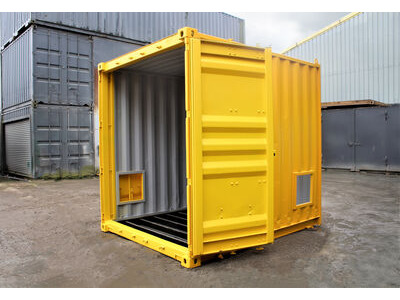 SHIPPING CONTAINERS 10ft used Falcon chemical store F10