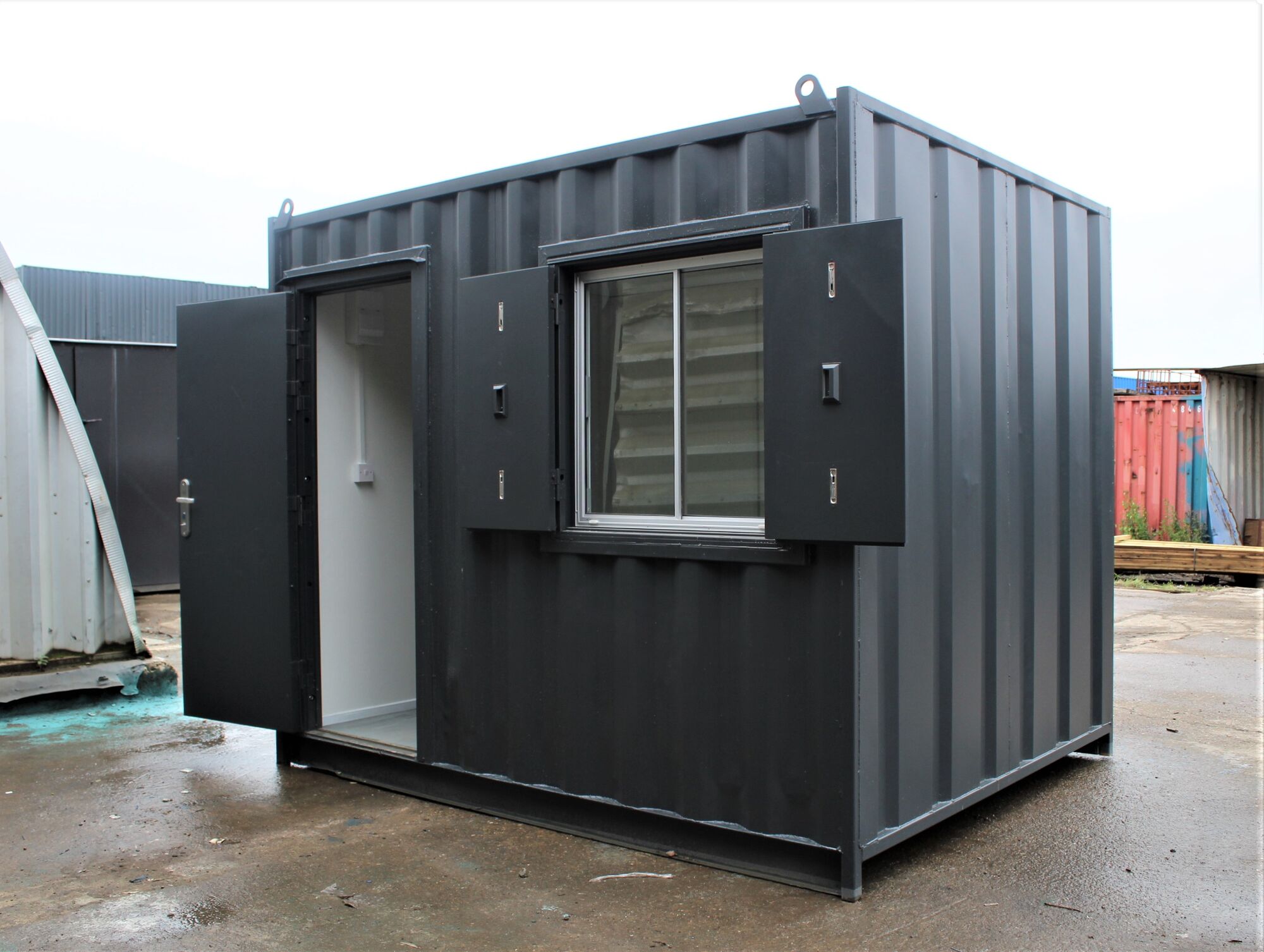 Introducir 37+ imagen 10ft shipping container office