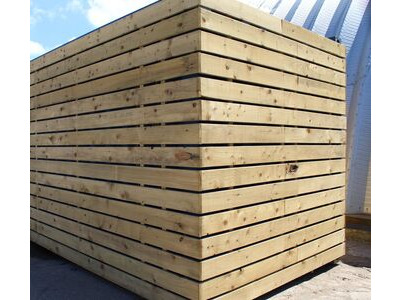SHIPPING CONTAINERS 15ft once used cladded container - Clean Cut CLO15