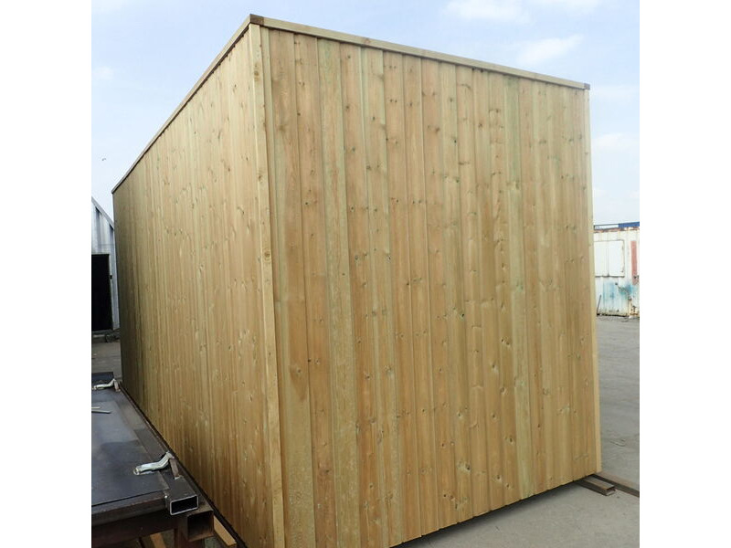 SHIPPING CONTAINERS 15ft once used cladded container - Seamless Shiplap CLO15 click to zoom image