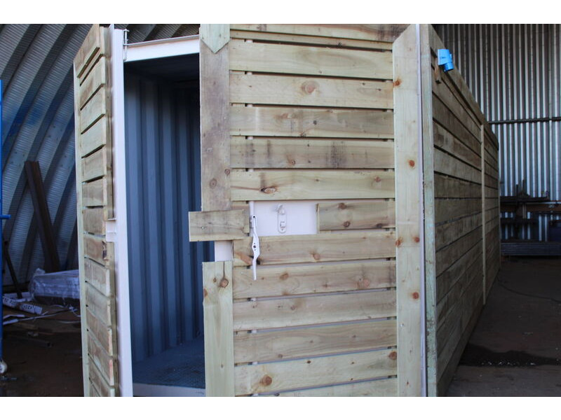 SHIPPING CONTAINERS 25ft used cladded container - Classic Rustic CLU25 click to zoom image