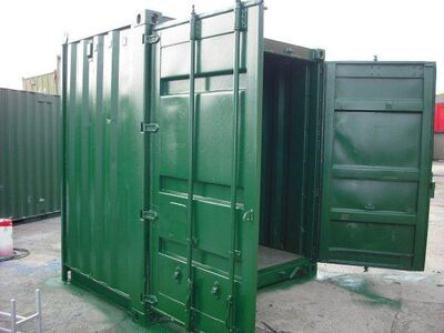 SHIPPING CONTAINERS 5ft Used Container - S2 Doors click to zoom image