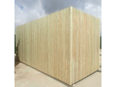 SHIPPING CONTAINERS 25ft used cladded container - Seamless Shiplap CLU25