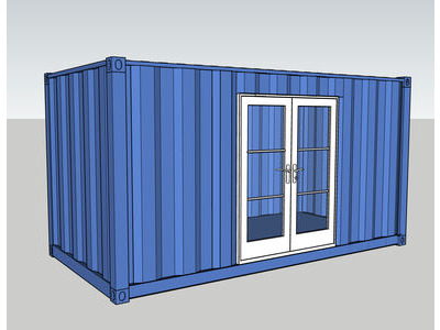SHIPPING CONTAINERS 15ft GymBox - Once-Used