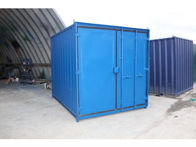 SHIPPING CONTAINERS 10ft Ex Display - RAL5010 Blue S3 Doors - OFF63617