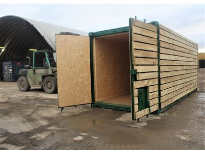 SHIPPING CONTAINERS 20ft Used OSB Lined and Rustic Cladding - OFF130449