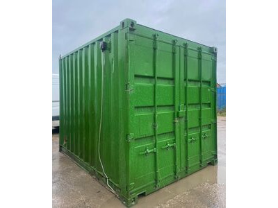 SHIPPING CONTAINERS 10ft  S2 doors, electrics - used OFF79788
