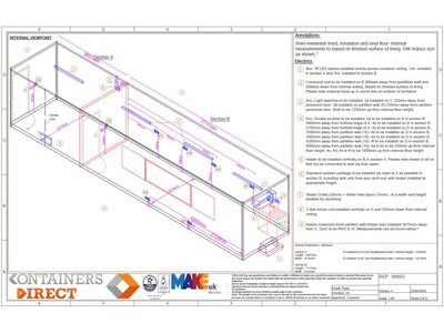 SHIPPING CONTAINERS Used 40ft Converted MenuBox[REG] Container - OFF98883 click to zoom image