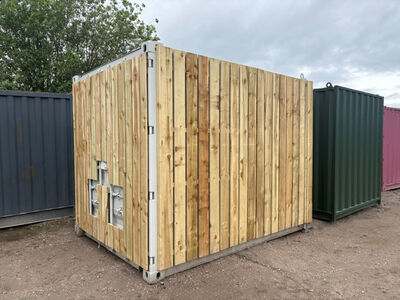 SHIPPING CONTAINERS Used 10ft OSB Lined, Insulated & Cladded - OFF137493