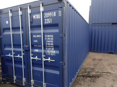 SHIPPING CONTAINERS 20ft ISO DV Blue 21516
