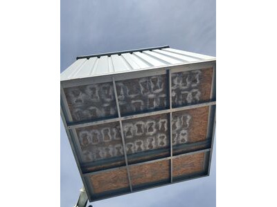 Flat Pack Shipping Containers 3m self assembly galvanised click to zoom image