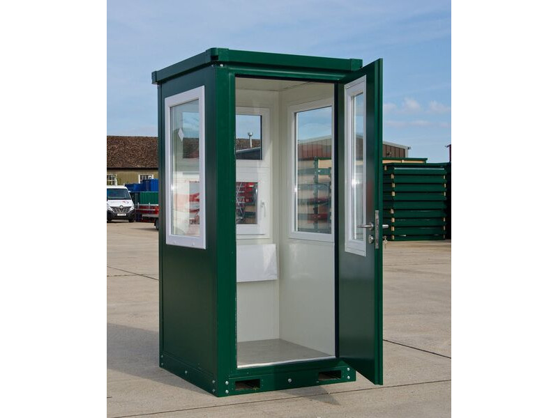 Flat Pack Shipping Containers Security Booth click to zoom image