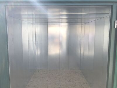 Flat Pack Shipping Containers 4m self assembly galvanised click to zoom image