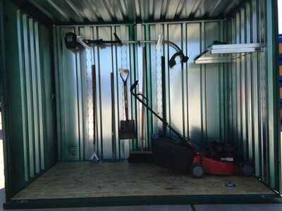 Flat Pack Shipping Containers Garden Store 2.5m x 1.5m