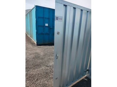 Flat Pack Shipping Containers 2m self assembly galvanised click to zoom image