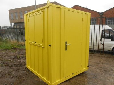 SHIPPING CONTAINERS 6ft x 6ft anti vandal Gatehouse