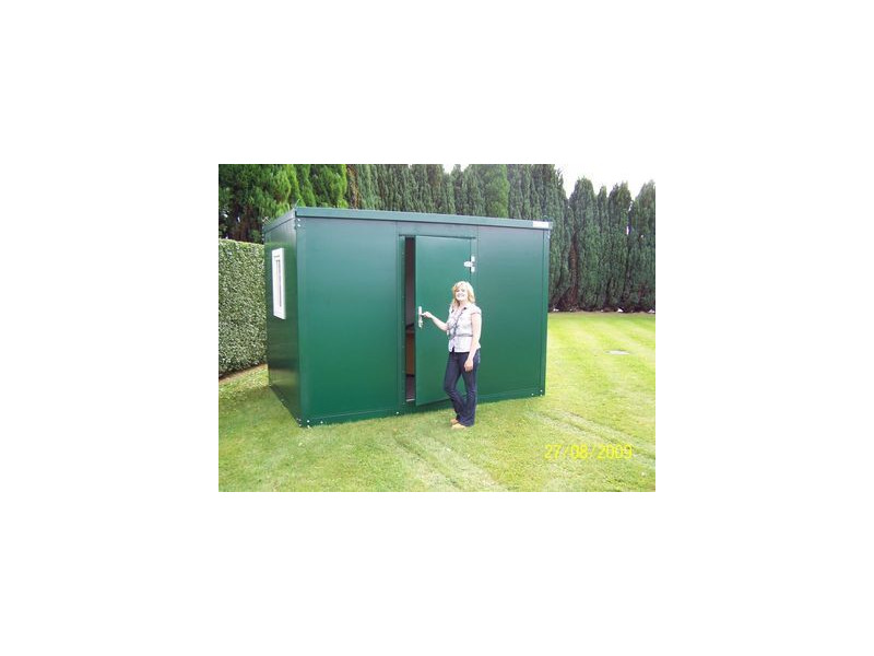 STEEL GARDEN OFFICE 2.3m x 2.3m click to zoom image