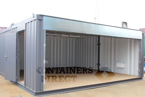 Shipping Container Conversions 20ft x 20ft garage unit CS44606 | | Case