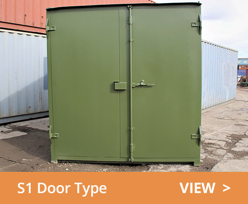 20ft container S1 doors