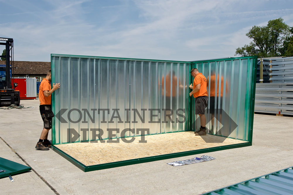 Flat Pack Shipping Containers For Sale Online Expandastore   Flat Pack Shipping Container 2 