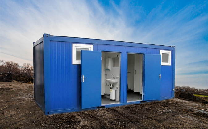 View portable toilets