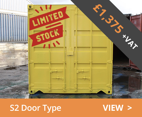 10ft used container S2 doors