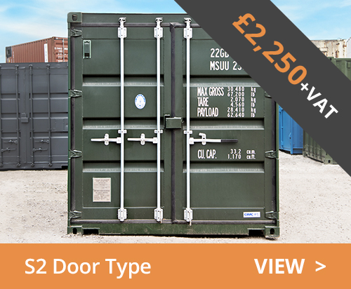 10ft container S2 doors