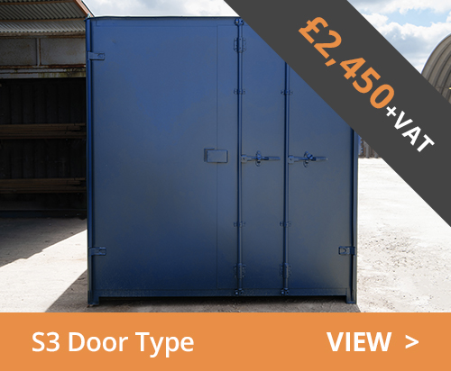 10ft container S3 doors