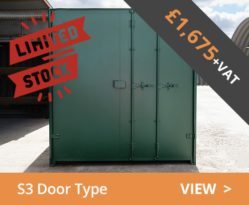 10ft used container S3 doors