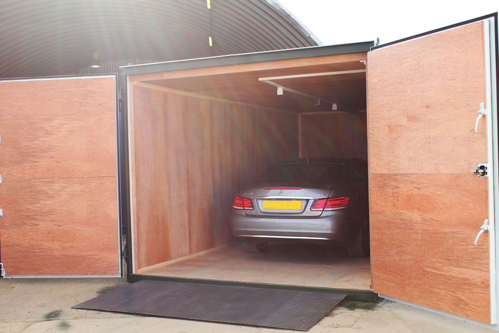 Storing A Car in a Shipping Container