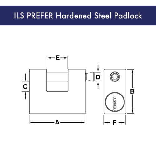 ISL container padlock CAD