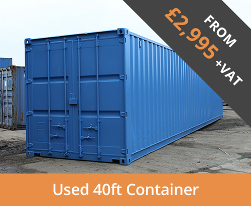 standard shipping container size