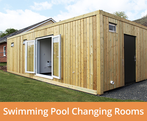 cladding swimming pool changing rooms