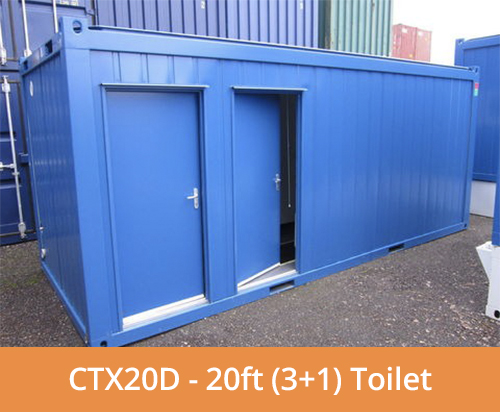CTX20D - 20ft (3+1) Toilet